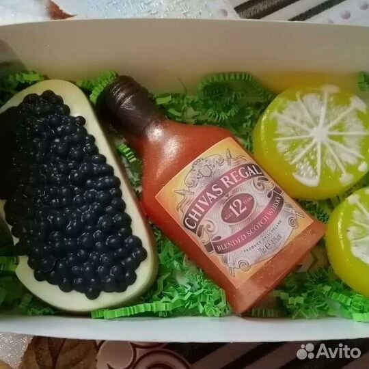 Мужской подарочный набор из натурального мыла