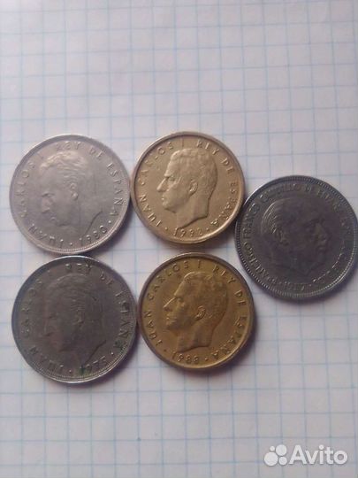 Монеты Испании