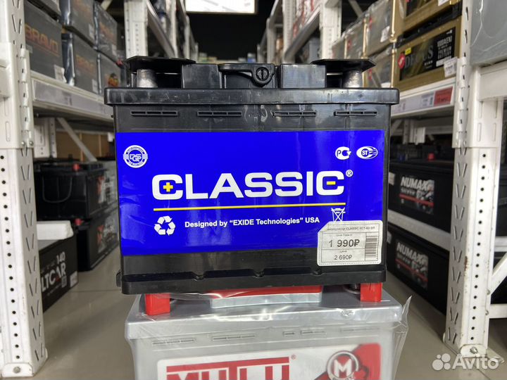 Аккумулятор Classic 60 ah 510 A