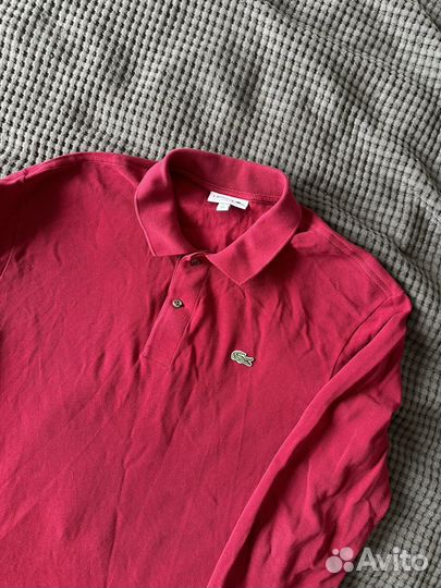 Поло лонгслив lacoste