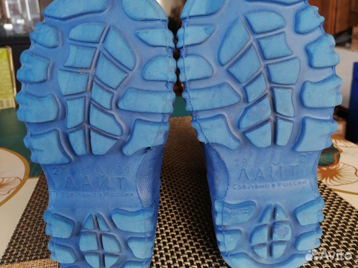 Детские резиновые сапоги 27-28рр