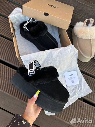 Ugg мини чёрные