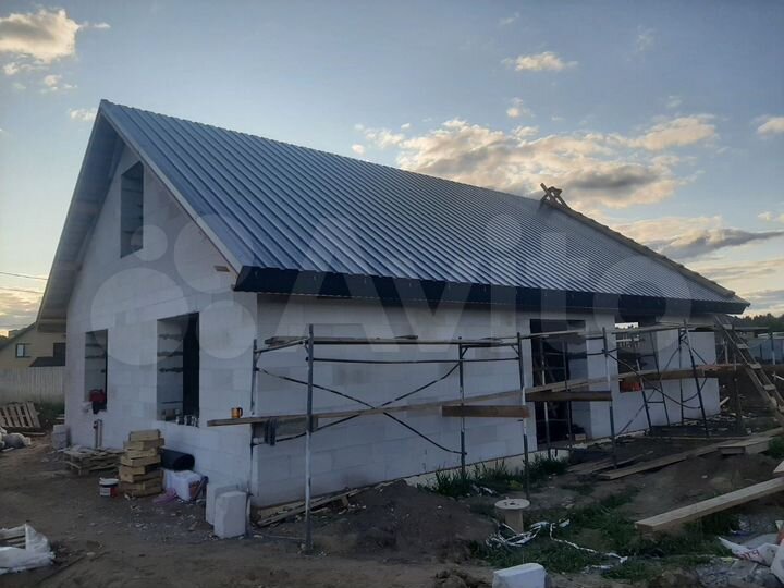 Коттедж 125 м² на участке 12 сот.