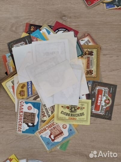 Пивные этикетки 110 шт лот