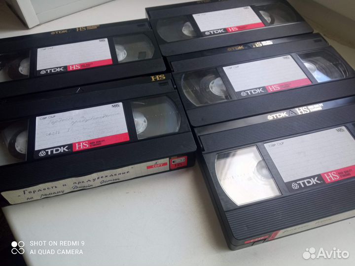 5 видеокассет TDK HS