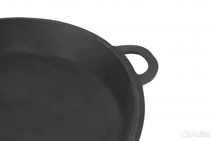 Крышка-сковорода чугунная под казан 10 литров (36