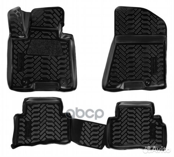 Ковры для Kia Sportage IV (16), 4 штвыс. борт