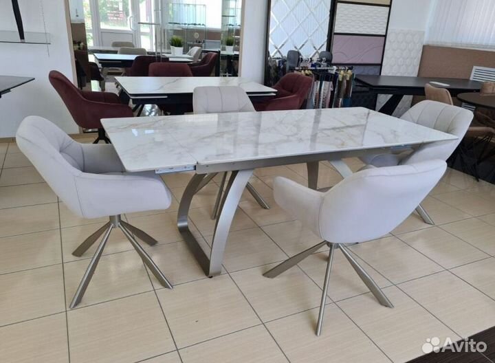 Стол из керамогранита раздвижной SKR-17391