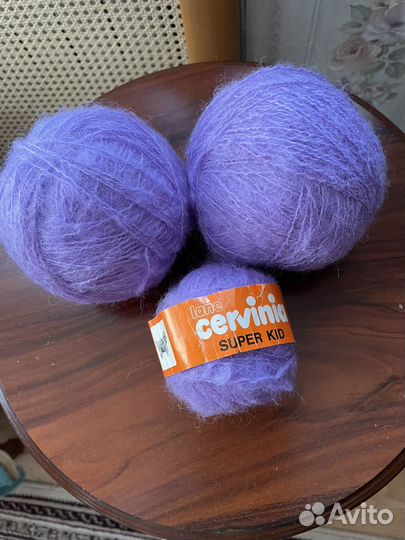 Пряжа cervinia Италия шерсть мохер