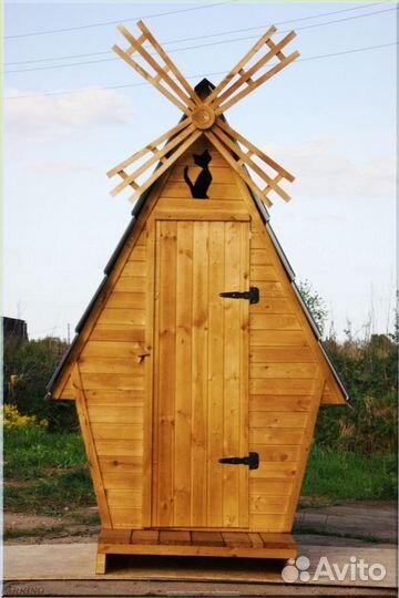 Дачный туалет деревянный зйа 584