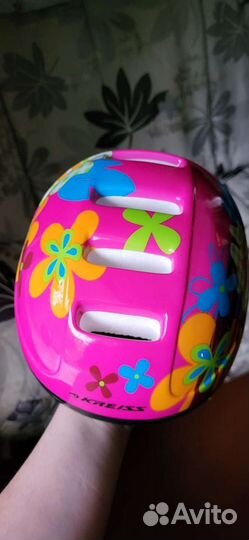 Шлем для девочки (ролики, самокат, велик, скейт)