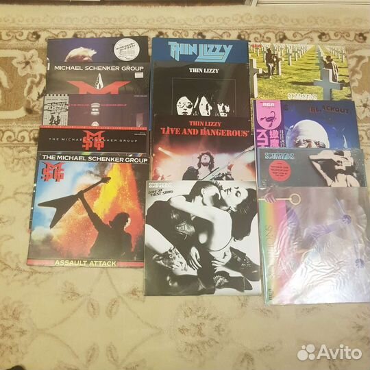 Виниловые пластинки рок