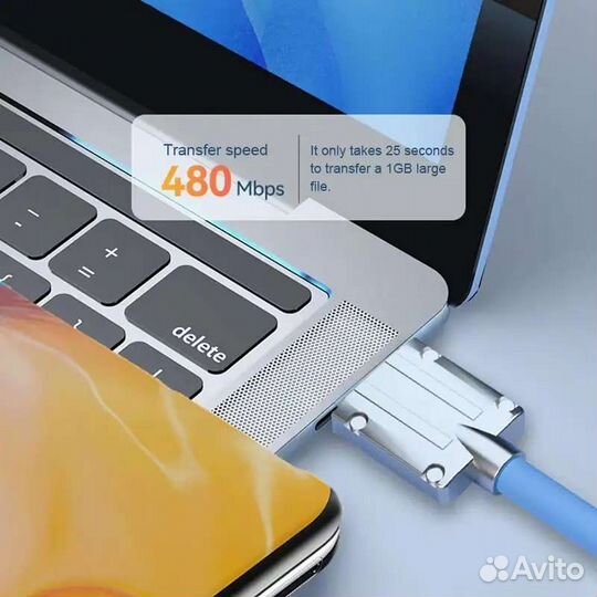 Кабели USB type-C 60w, 120W,для быстрой зарядки PD