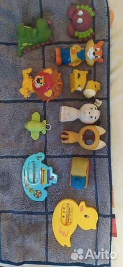 Игрушки для купания пакетом