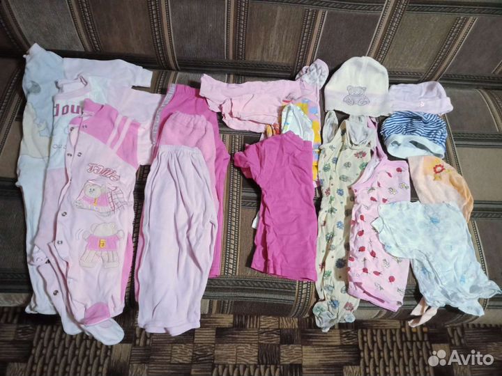 Вещи пакетом на девочку (0-12 месяцев)
