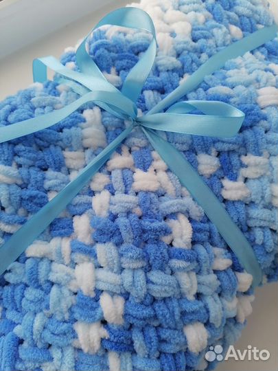 Плед детский плюшевый