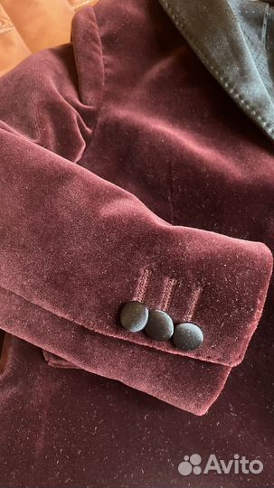 Детский бархатный смокинг dolce & gabbana бордо