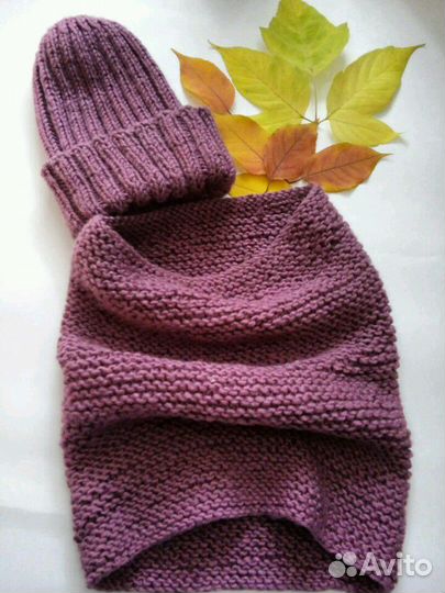 Шапка, снуд