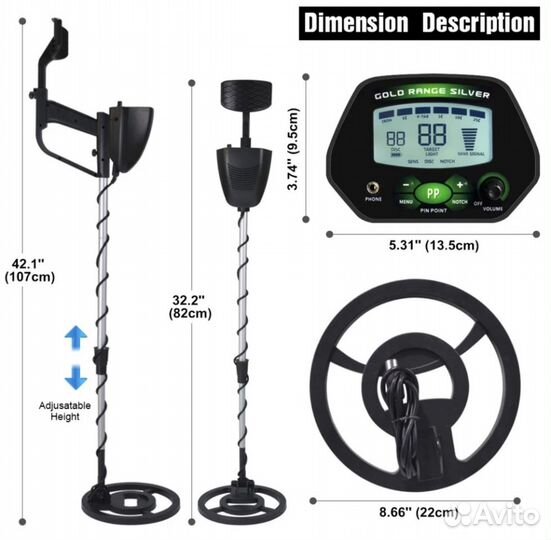 Металлоискатель md 4090 новый
