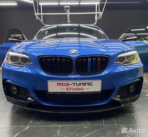 Губа переднего бампера M Performance BMW 2er F22