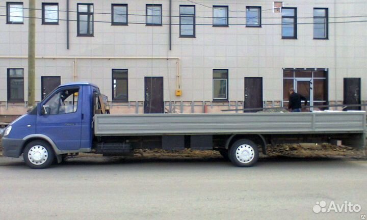 Газель длина 6.20 бортовая открытая Грузоперевозки