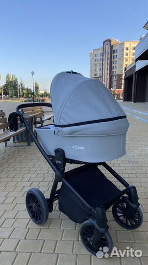 Коляска 3 в 1 Verdi Sonic Soft (светло-серая)