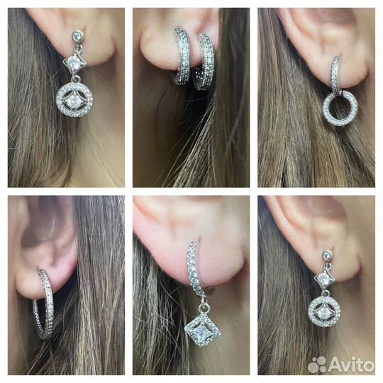 Пандора серьги