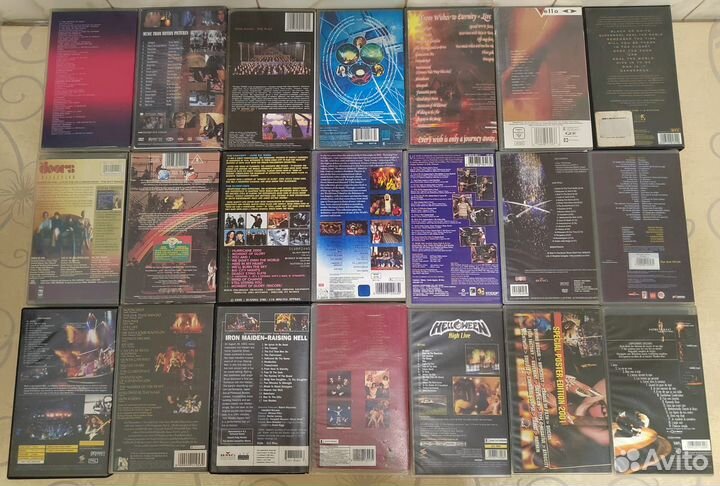 Клипы и концерты / зарубежное / видеокассеты / VHS