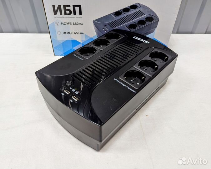 Ибп dexp home 850VA (Новый)