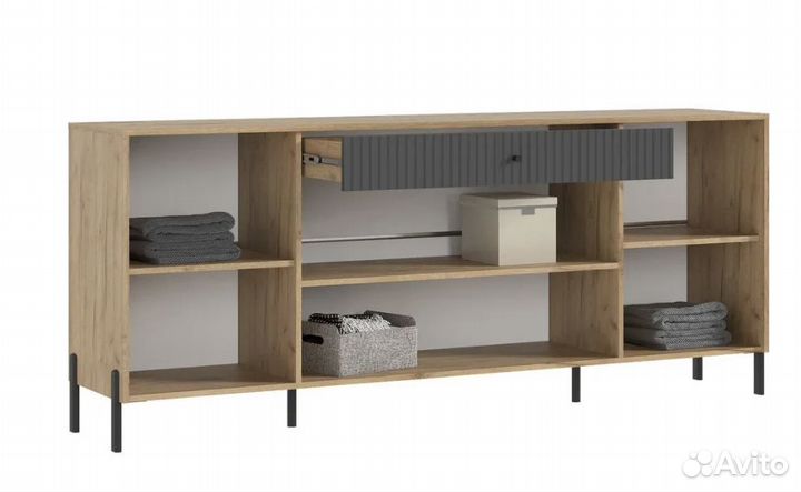 Комод Оливия (крафт-графит)