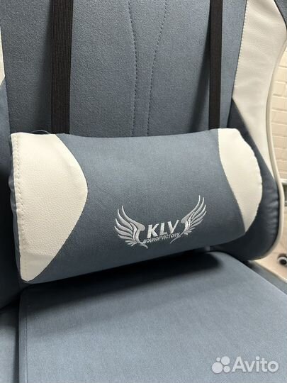 Игровое компьютерное кресло (Ткань, Экокожа)