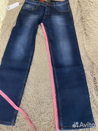 Джинсы утепленные мужские 34