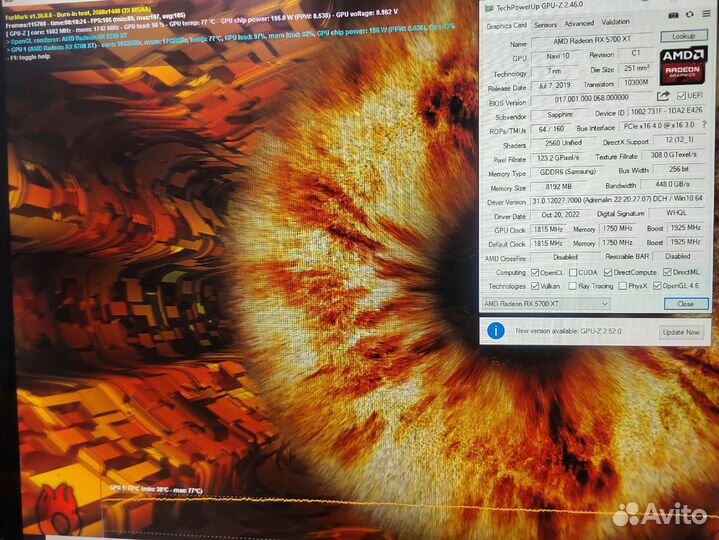 Sapphire RX 5700 XT Pulse 8gb