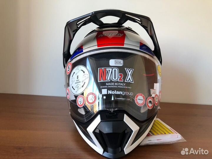 Мотошлем nolan N70-2 X grandes alpes N-COM 26