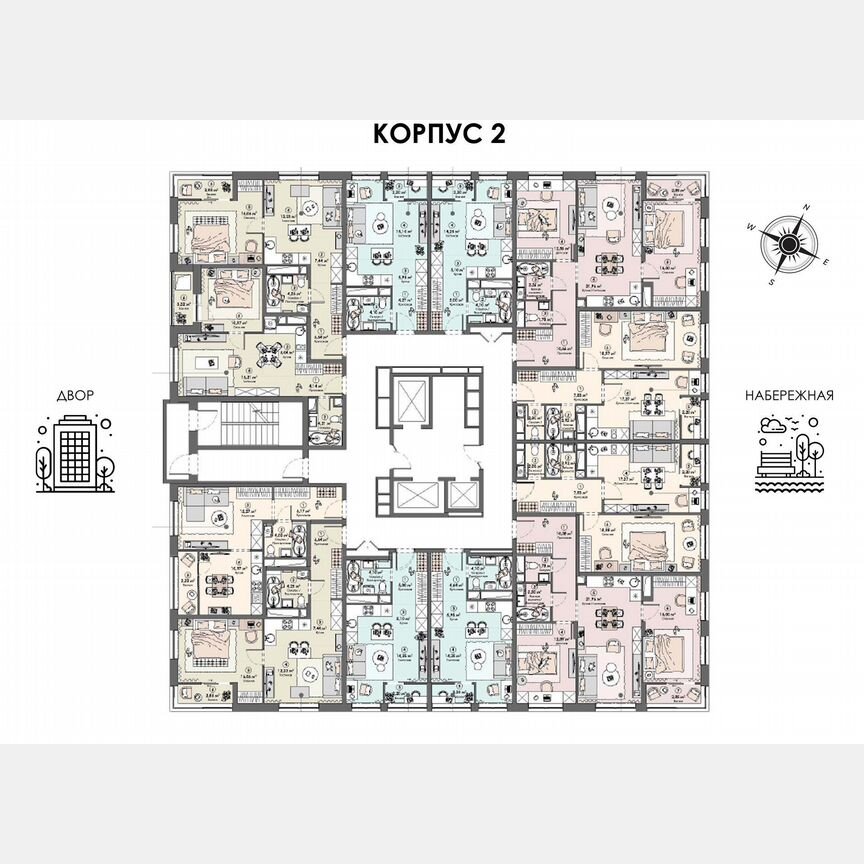 1-к. квартира, 49,5 м², 4/23 эт.