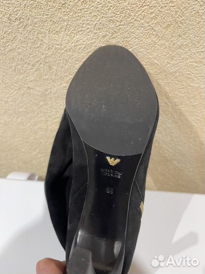 Замшевые сапоги 39 Armani