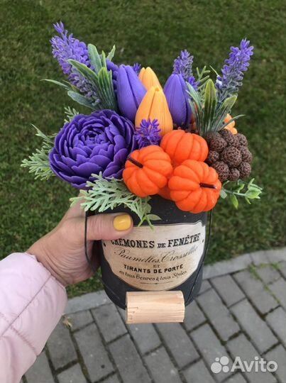 Букет из мыла