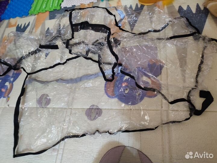 Дождевик на коляску большую люльку