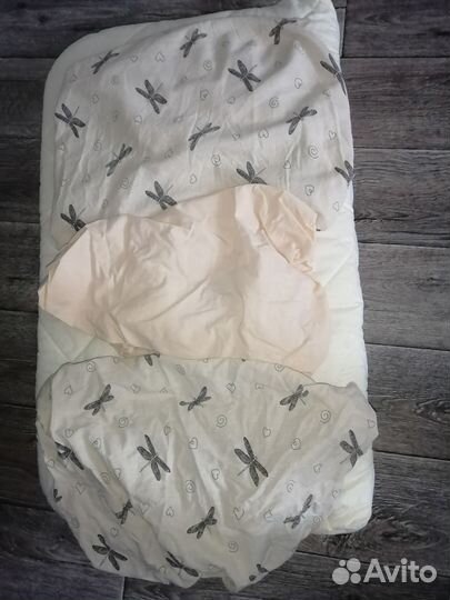 Матрас детский в приставную кроватку 85*50*6