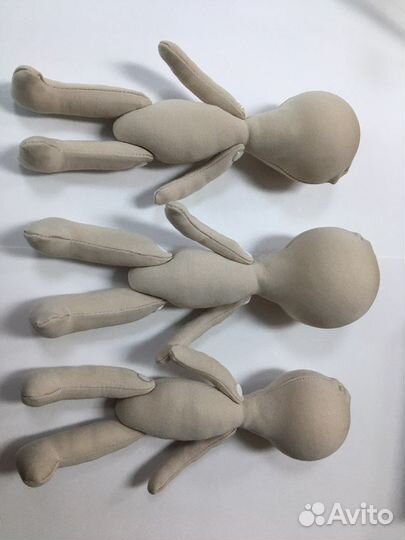 Заготовки куклы Тильда с выкройкой