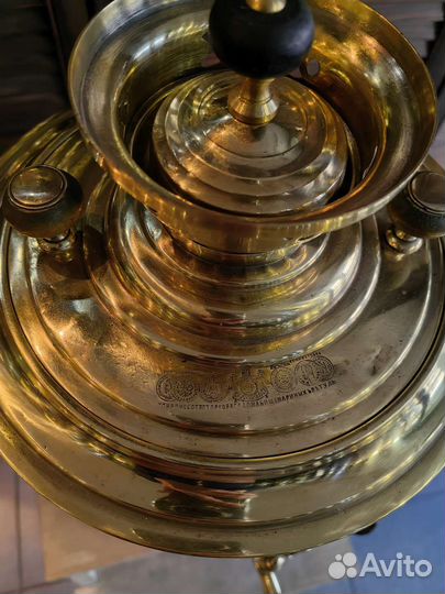 Самовар на дровах старинный, царский, жаровый