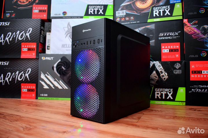 Игровой пк Intel 8ядер/rx580 8gb/ddr3 16gb/SSD