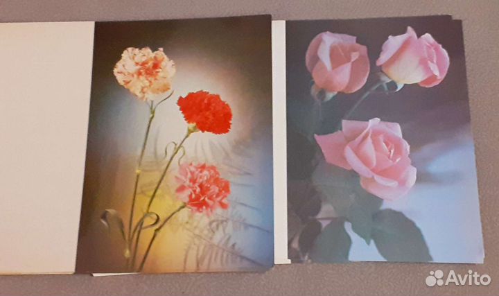 Открытки большие двойные СССР