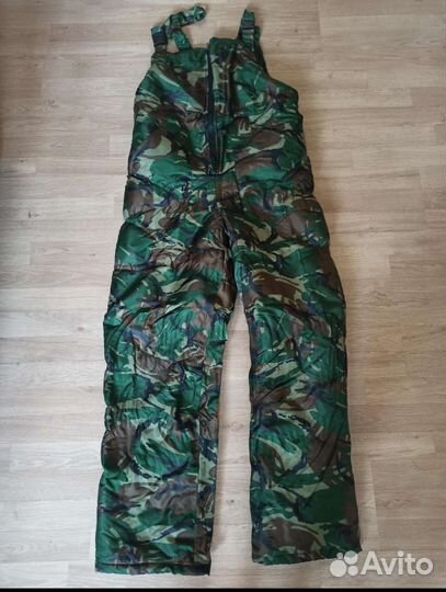 Полукомбинезон зимний флора