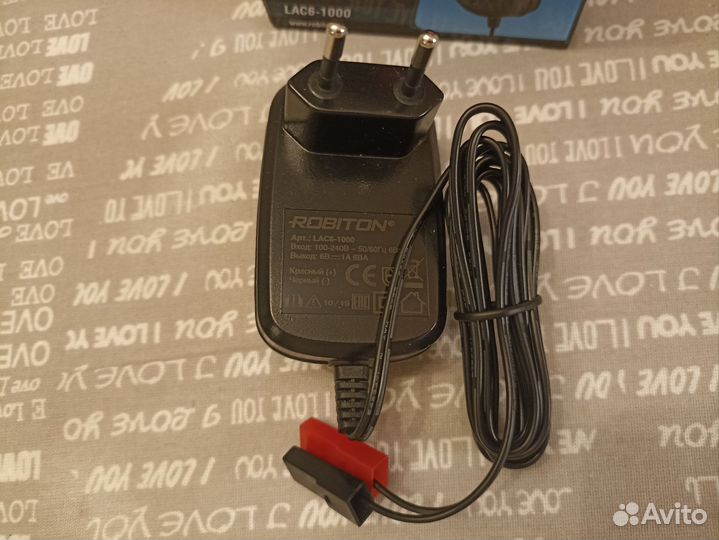 Блок питания 6В 1А