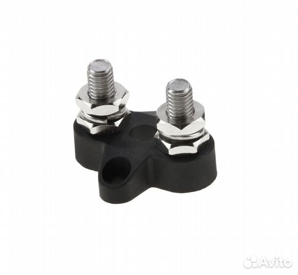 BF412M8 клемма-штифт двойная, М8, черная