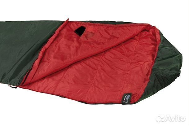 Мешок спальный Lite Pak 800 green-red, 23260