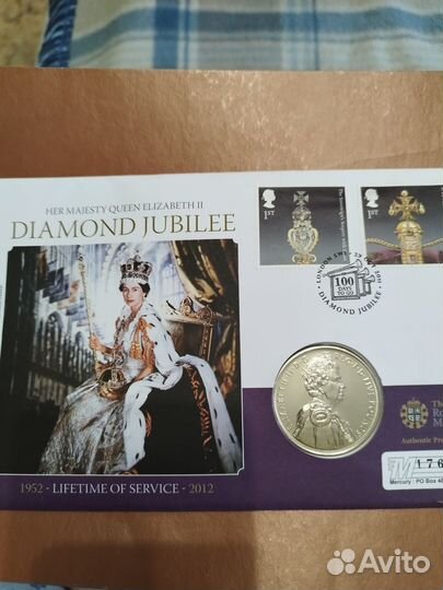 Английская юбилейная монета