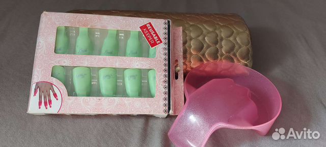 Зажимы для маникюра (снятия гель лака) 3 шт.Набор