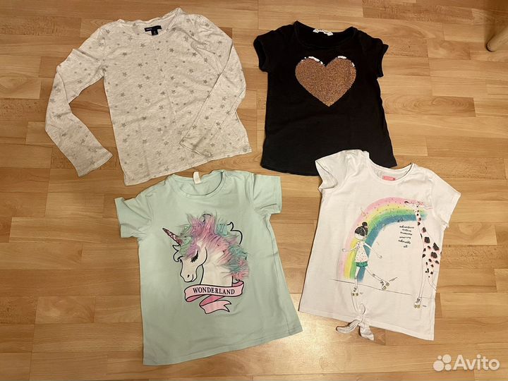 Пакет брендовой одежды на девочку, 134-140
